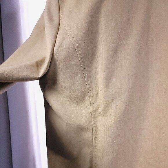TravelSmith Women's 4 Button Tan Jacket Size L - Picture 6 of 11
